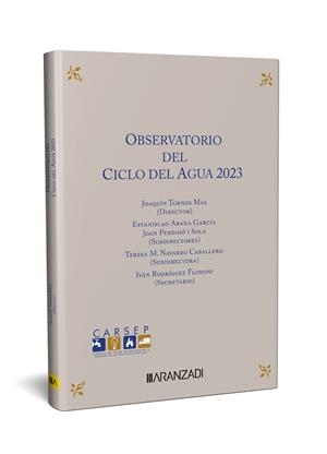OBSERVATORIO DEL CICLO DEL AGUA 2023 | 9788410296572