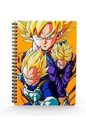 LLIBRETA EFECTE 3D 30X21CM SAIYANS DRAGON BALL Z | 8435450262425