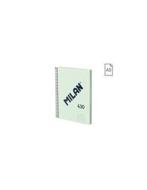 LLIBRETA A5 ESPIRAL MILAN VERDA | 8411574107514