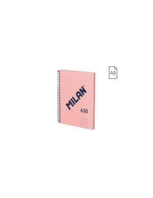 LLIBRETA A5 ESPIRAL MILAN ROSA | 8411574107491