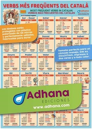 LAMINA DIDÁCTICA ELS VERBS MÉS FREQÜENTS DEL CATALÀ | 8436005162290