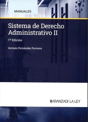 SISTEMA DE DERECHO ADMINISTRATIVO II | 9788410308077 | FERNANDEZ FARRERES, GERMAN