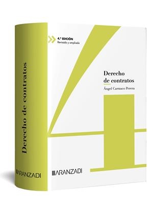 DERECHO DE CONTRATOS (4 EDICION) | 9788411629942 | CARRASCO PERERA, ANGEL