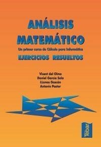 ANÁLISIS MATEMÁTICO, UN PRIMER CURSO DE CÁLCULO PARA INFORMÁTICA | 9788495447166 | OLMO, VICENT DEL / GASCÓN MARTÍNEZ, MARÍA LLANOS / PASTOR SORIANO, ANTONIO
