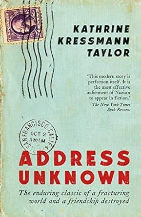 ADDRESS UNKNOWN | 9781788163415 | KRESSMANN TAYLOR, KATHRINE
