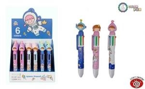 BOLIGRAF 6 COLORS SPACE | 6970366735172