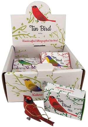 MINI OCELLS DE LLAUNA DE DECORACIÓ (6 MODELS ALEATORIS) | 8901039230180