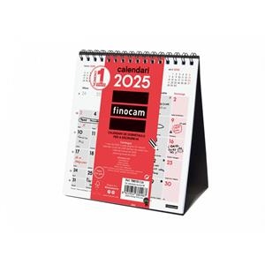 CALENDARI ANUAL SOBRETAULA ESCR.XS 2025 CATALÀ | 8422952380467