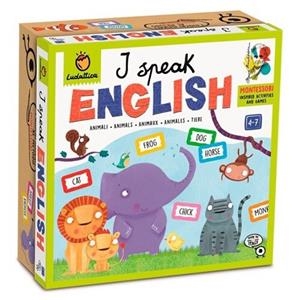 JUEGO MONTESSORI - I SPEAK ENGLISH - ANIMALES | 8057158621160