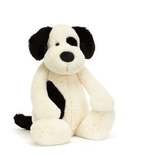 BASHFUL BLACK AND CREAM PUPPY HUGE 31 CM | 670983135848
