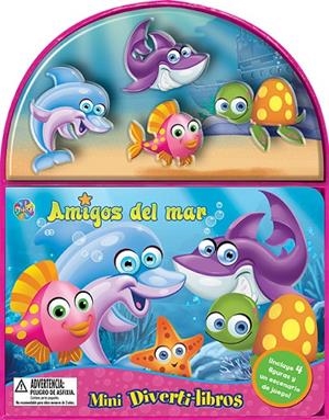 AMIGOS DEL MAR (MINI DIVERTI-LIBROS) | 9782764346303