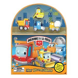 MÁQUINAS A LA OBRA! (MINI DIVERTI-LIBROS) | 9782764346426
