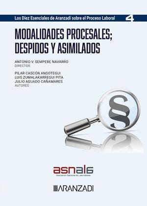 MODALIDADES PROCESALES DESPIDOS Y ASIMILADOS | 9788410783898 | CASCÓN ANSOTEGUI, PILAR / ZUMALAKARREGUI PITA, LUIS