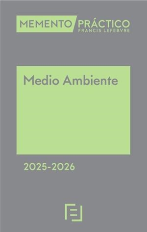 MEDIO AMBIENTE 2025 - 2026 | 9788410128972 | LEFEBVRE-EL DERECHO