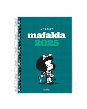AGENDA 2025 MAFALDA ANILLADA COLUMNAS VERDE | 9786316544346 | QUINO
