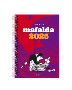 AGENDA 2025 MAFALDA PARA LA MUJER ANILLADA VIOLETA-ROJA | 9786316544391 | QUINO