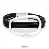 PULSERA TALLY PLATA NEGRE | 42B4040A