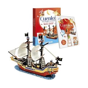 CUENTOS PARA IMAGINAR Y CONSTRUIR 3D BARCO PIRATA | 9788410133570 | IMAGILAND
