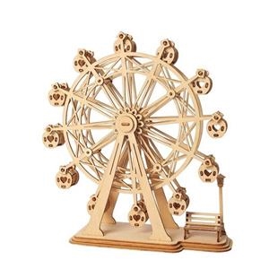 MAQUETA FUSTA MODERN 3D PUZZLE FERRIS WHEEL | 6946785163025