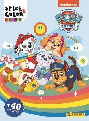 STICK & COLOR PAW PATROL | 9788427874084