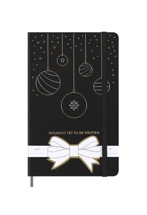 LLIBRETA MOLESKINE EDICIÓN LIMITADA NAVIDAD LARGE RAYADA TAPA DURA NEGRO | 8056999274450