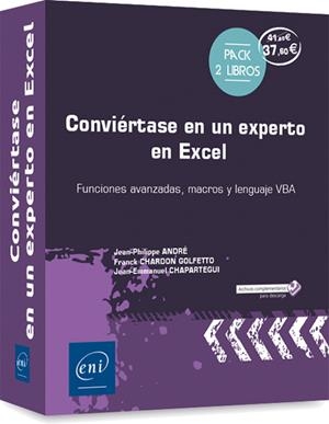 CONVIERTASE EN UN EXPERTO EN EXCEL. FUNCIONES AVANZADAS, MACROS Y LENGUAJE VBA | 9782409047923 | ANDRE, JEAN-PHILIPPE