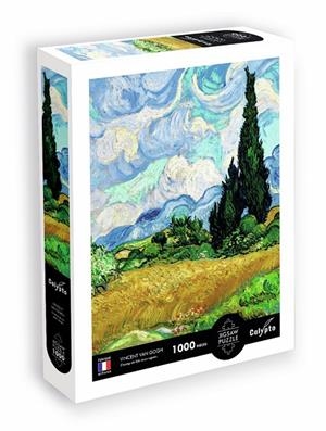 PUZZLE 1000 PIEZAS - CHAMP DE BLÉ AVEC CYPRÈS | 3760124870091