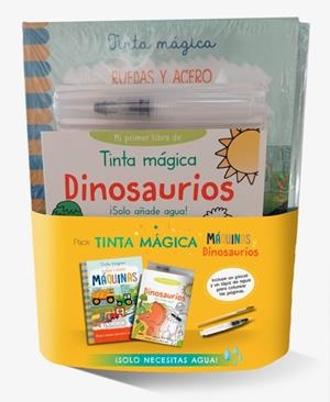 PACK TINTA MÁGICA : MÁQUINAS Y DINOSAURIOS | 9788468374055 | VARIOS AUTORES