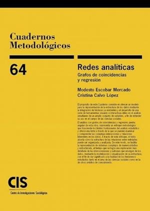 REDES ANALITICAS. GRAFOS DE COINCIDENCIA Y REGRESIÓN | 9788474769388 | ESCOBAR MERCADO, MODESTO/CALVO LÓPEZ, CRISTINA