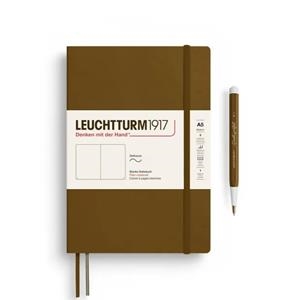 NOTEBOOK MEDIUM A5 T/B LISO SPICE BROWN | 4004117661488