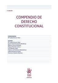 COMPENDIO DE DERECHO CONSTITUCIONAL 2ª EDICION | 9788410715837 | ALVAREZ VELEZ, MARIA ISABEL