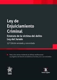 LEY DE ENJUICIAMIENTO CRIMINAL (35A EDICIÓ) | 9788410952942 | MONTERO AROCA, JUAN / GOMEZ COLOMER, JUAN LUIS