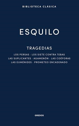 TRAGEDIAS (ESQUILO) | 9788424941154 | DE ELEUSIS, ESQUILO