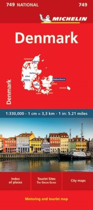 DENMARK : MAPA 749 | 9782067262782 | MICHELIN