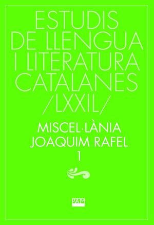 MISCEL·LANIA JOAQUIM RAFEL, 1 | 9788491913382 | DIVERSOS AUTORS