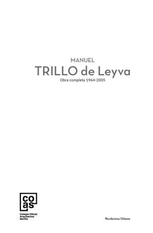 MANUEL TRILLO DE LEYVA | 9788412809206 | TRILLO DE LEYVA, MANUEL