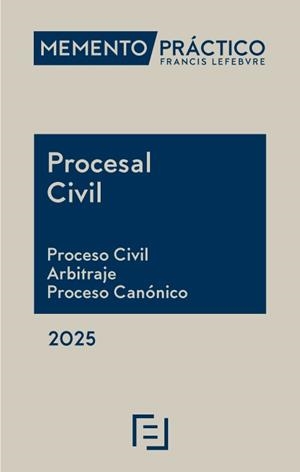 MEMENTO PROCESAL CIVIL 2025 | 9788410128828 | LEFEBVRE