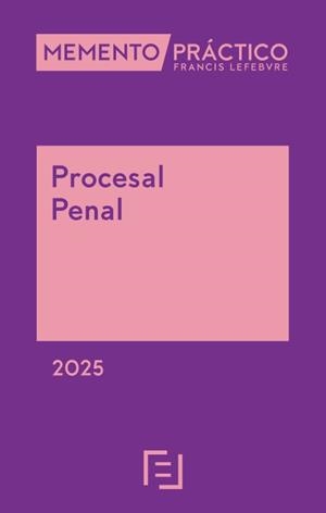 MEMENTO PROCESAL PENAL 2025 | 9788410128835 | LEFEBVRE