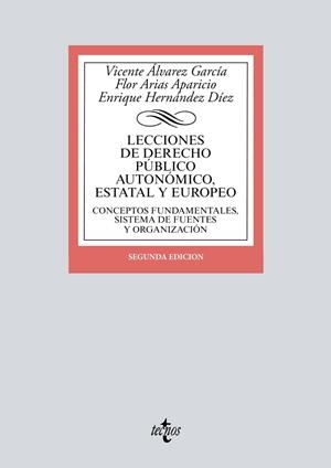 LECCIONES DE DERECHO PÚBLICO AUTONÓMICO, ESTATAL Y EUROPEO | 9788430991839 | ÁLVAREZ GARCÍA, VICENTE / ARIAS APARICIO, FLOR / HERNÁNDEZ DIEZ, ENRIQUE