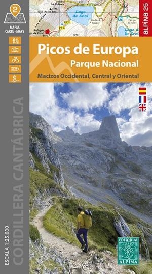 PICOS DE EUROPA : MAPA-GUIA [2025] | 9788470111495