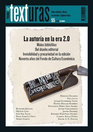 TEXTURAS 55 : LA AUTORÍA EN LA ERA 2,0 | 9788412929942 | VARIOS AUTORES