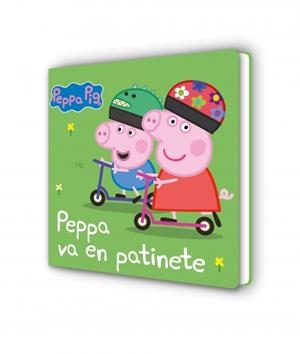 PEPPA VA EN PATINETE (PEPPA PIG. LIBRO DE CARTÓN) | 9788448869540 | HASBRO