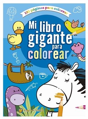 MI LIBRO GIGANTE PARA COLOREAR 2 (AZUL) | 9789878207124