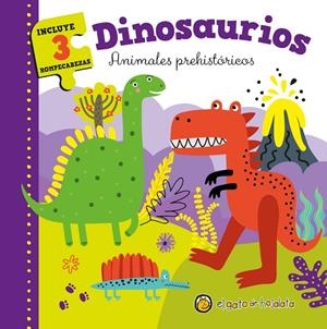 DINOSAURIOS : ANIMALES PREHISTÓRICOS (LIBRO+3 PUZZLE) | 9789878202846