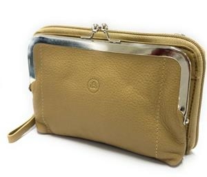 BOLSO AMB CREMALLERA I TANCA 18CM X 11CM TAUPE | 9999900012170