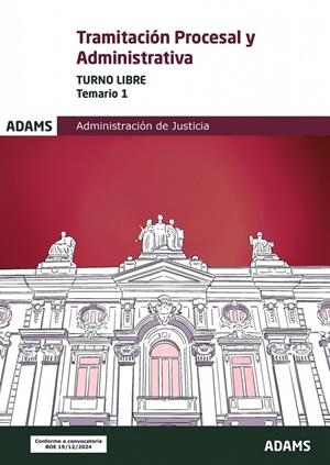 TRAMITACIÓN PROCESAL Y ADMINISTRATIVA. TURNO LIBRE. TEMARIO 1 | 9788410772335 | VARIOS AUTORES