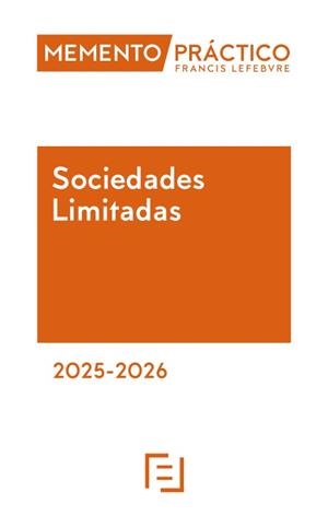 MEMENTO PRÁCTICO SOCIEDADES LIMITADAS 25-26 | 9788410431102 | LEFEBVRE-EL DERECHO