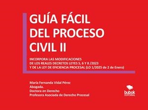 GUÍA FÁCIL DE PROCESO CIVIL II | 9788468586694 | VIDAL, MARIA FERNANDA