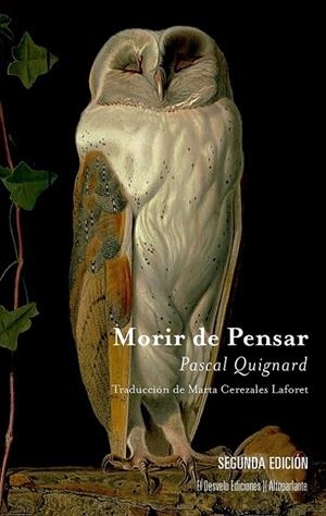 MORIR DE PENSAR (ÚLTIMO REINO IX) | 9788412919622 | QUIGNARD, PASCAL
