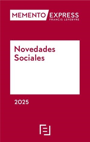 MEMENTO EXPRESS NOVEDADES SOCIALES 2025 | 9788410431225 | LEFEBVRE